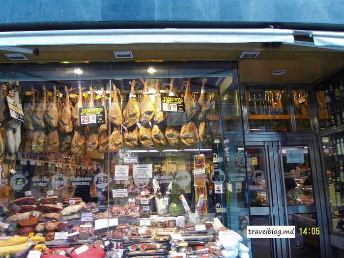 O piaţă alimentară din Madrid