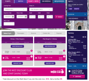 Doar astăzi, 9 Ianuarie, Wizz Air are reducere de 20%